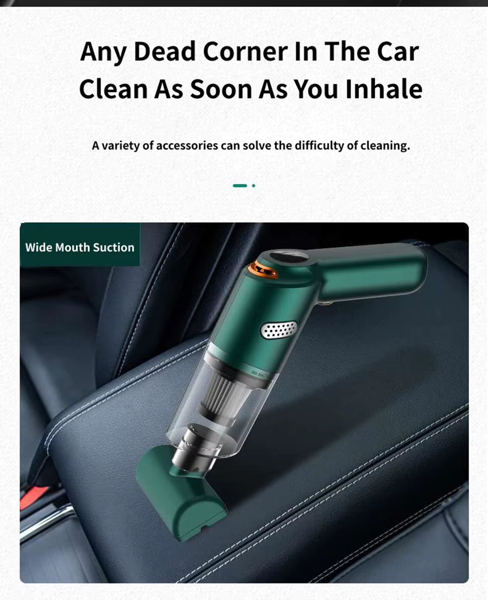 CarVexo™ Wireless Mini Car Vacuum Cleaner 15000Pa 🧹🚗✨