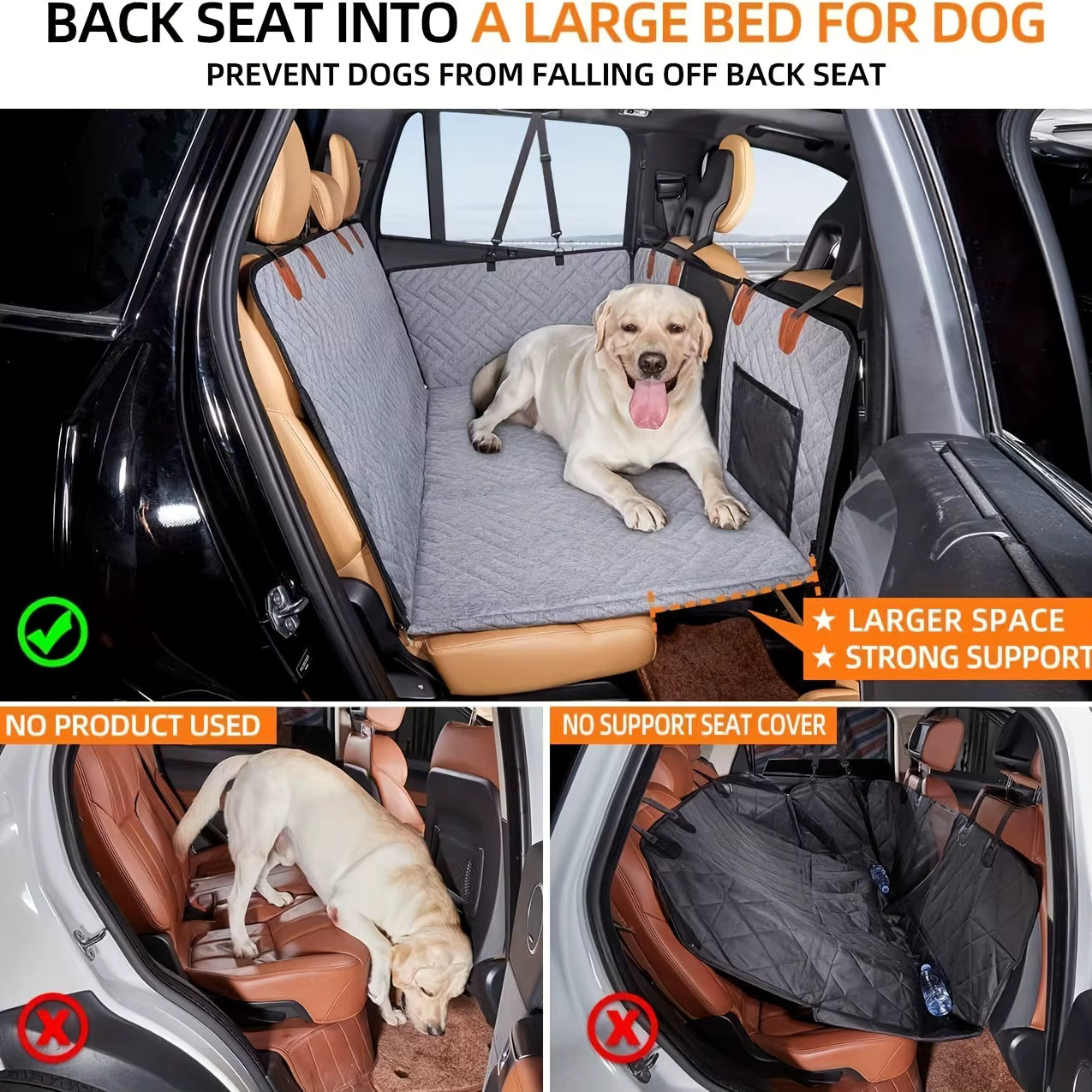 CarVexo™ Waterproof Dog Car Seat Cover 🐾🚗