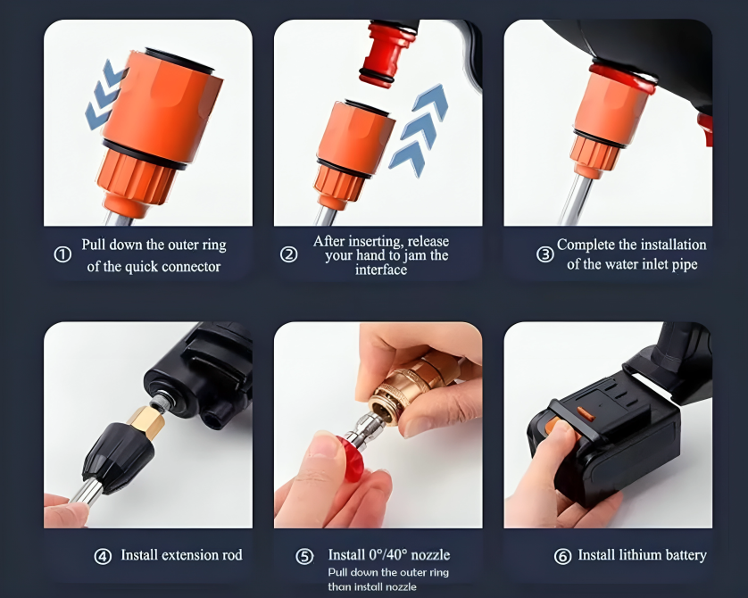 CarVexo™ 21V Water Gun Spray Cleaner Car Washer 🚗💦✨