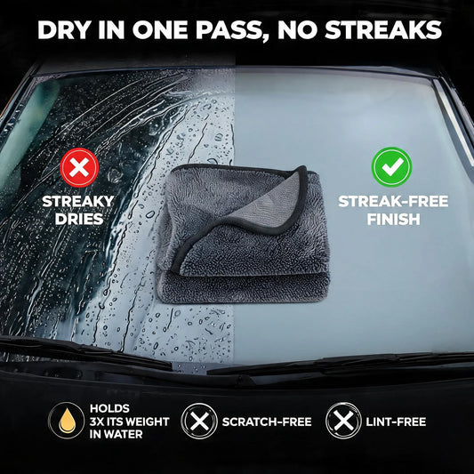 CarVexo™ Ultra-Thick Microfiber Car Drying Towel🧽