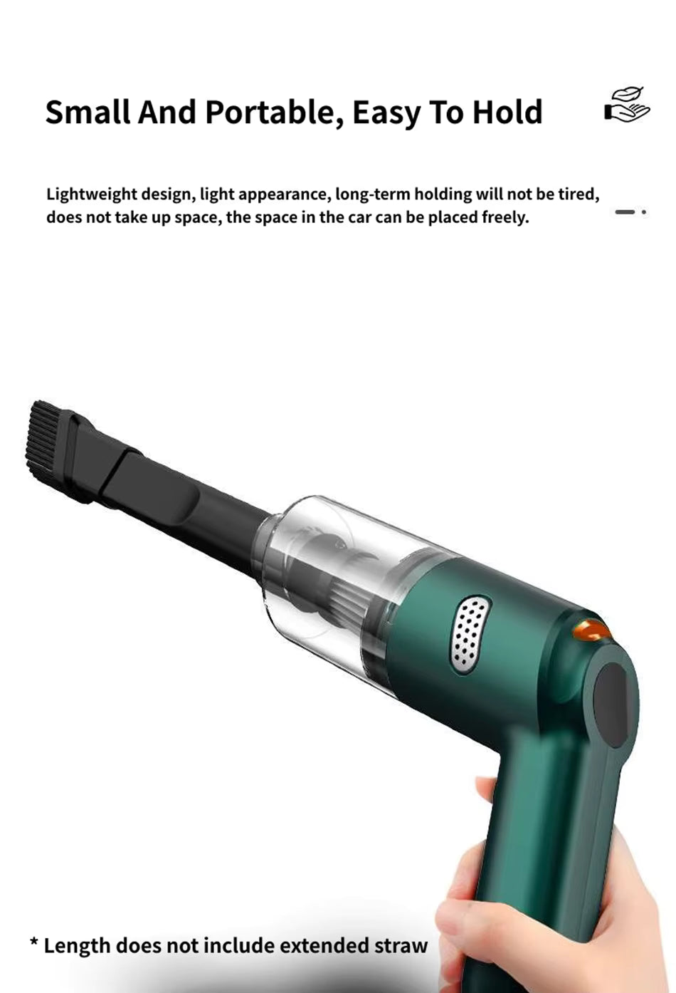 CarVexo™ Wireless Mini Car Vacuum Cleaner 15000Pa 🧹🚗✨