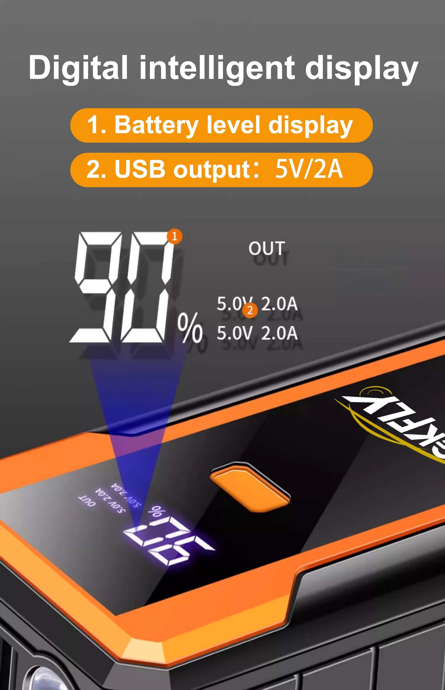 CarVexo™ GKFLY 4000A Car Jump Starter Power Bank 🔋⚡